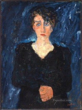 Expresionismo Painting - retrato de una mujer Chaim Soutine Expresionismo